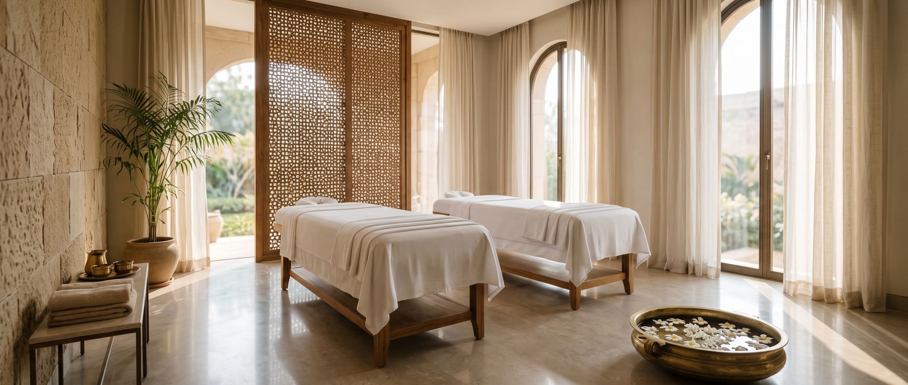 Calm private therapy room